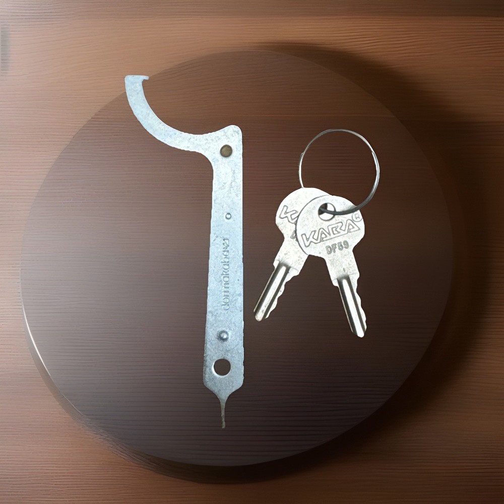 KABA Unican Simplex Lock Combination Code Change Tool With DF59 Keys