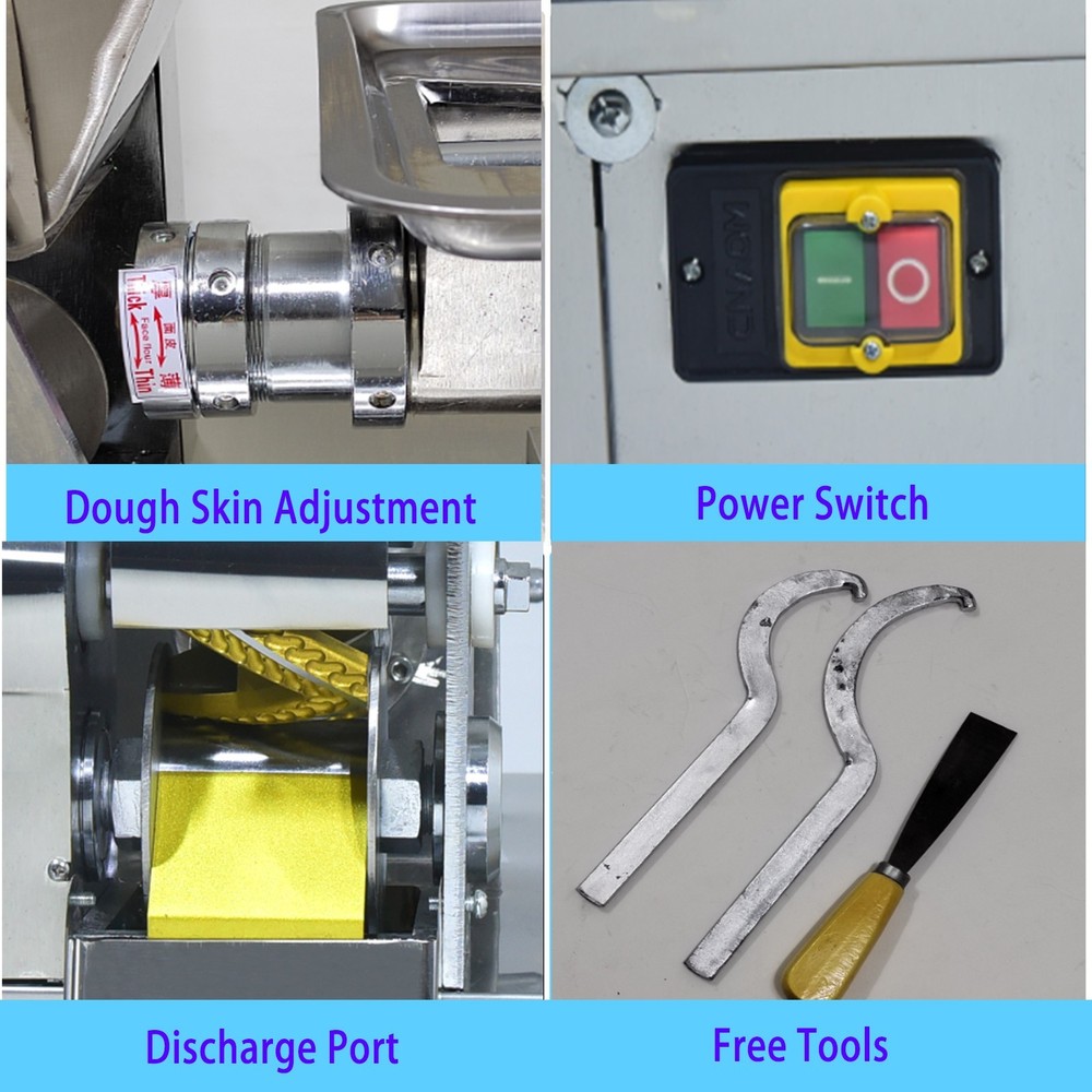USA Kolice Commercial Automatic Dumpling Machine, Dumpling Wrapper Maker
