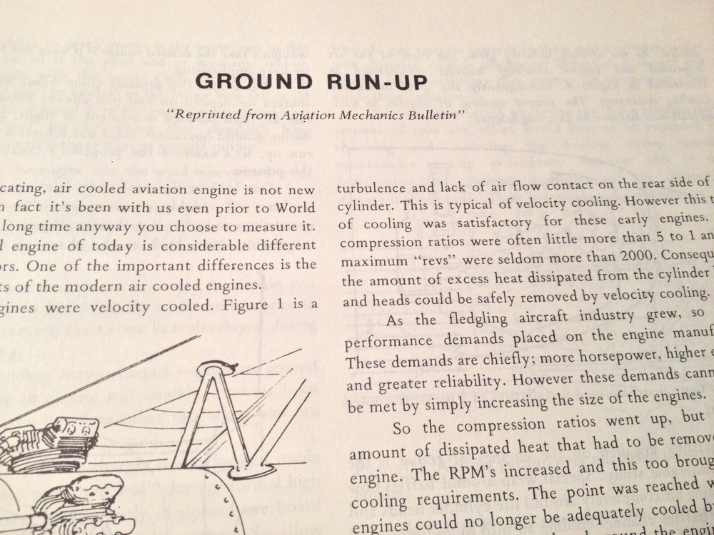 Continental "Tips On Engine Care" Booklet Manual.