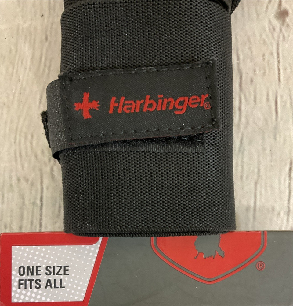Harbinger Pro Lifting Wrist Straps One Size 20" Medium Weight Elastic Thumb Loop