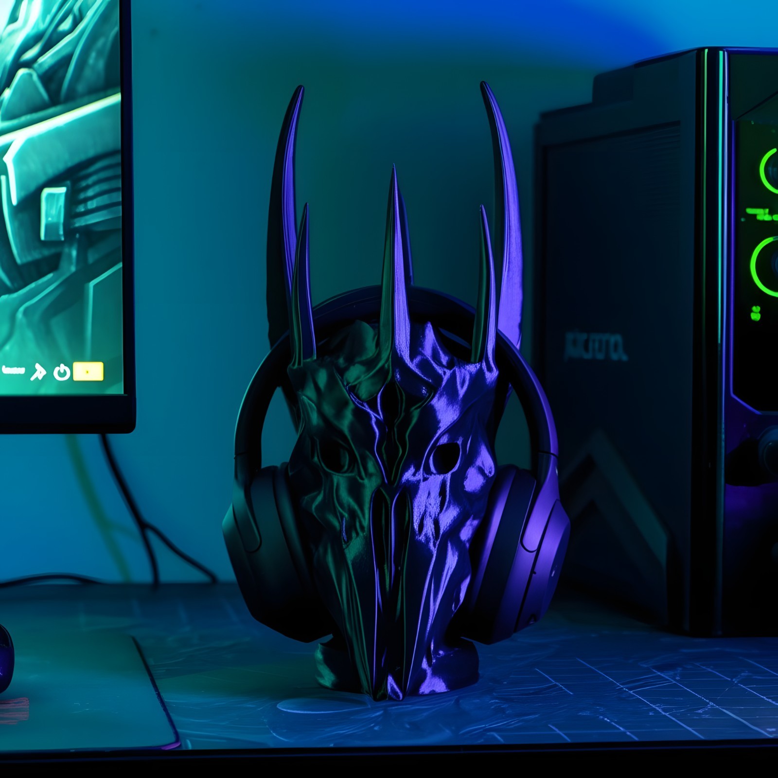 Sauron Headphone Stand Holder | LOTR Decor Gift