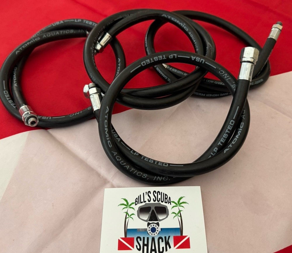 ATOMIC SCUBA  STANDARD HOSES FOR REGULATOR SOLD SEPARATELY!