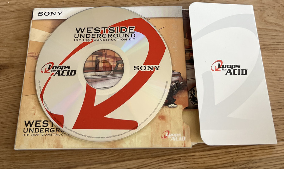 WESTSIDE UNDERGROUND - Hip Hop Construction Kit CD (data) - SONY LOOPS FOR ACID
