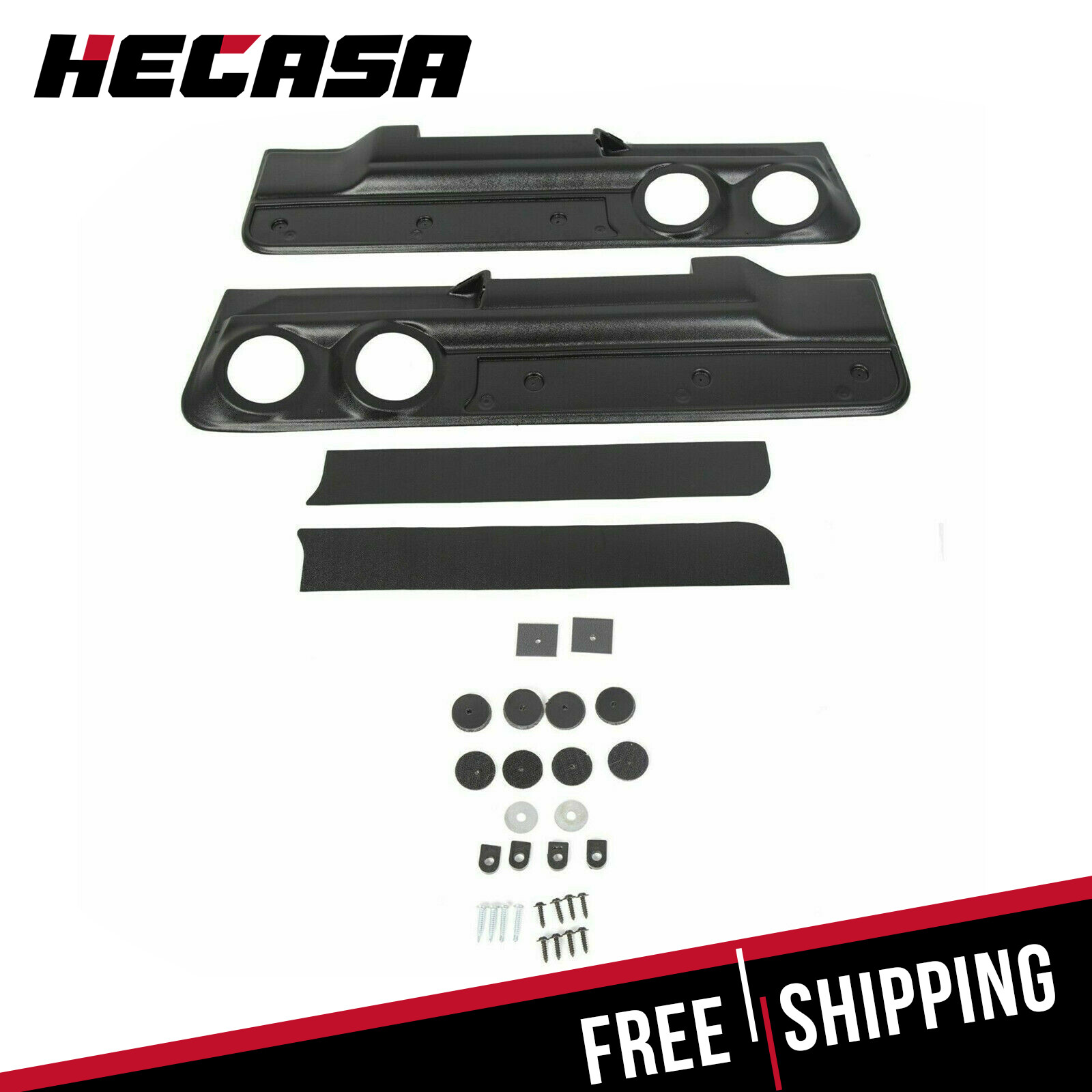 For 78-88 Monte Carlo Malibu El Camino Cutlass Regal 2-Speaker Door Panel Set