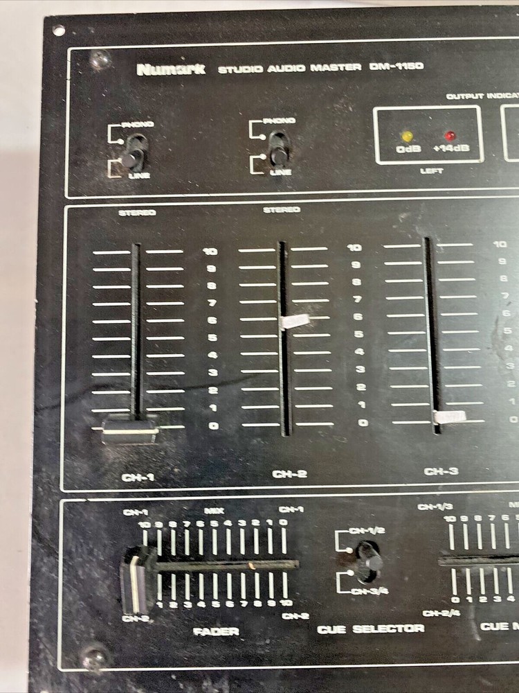 Numark studio audio master dm-1150