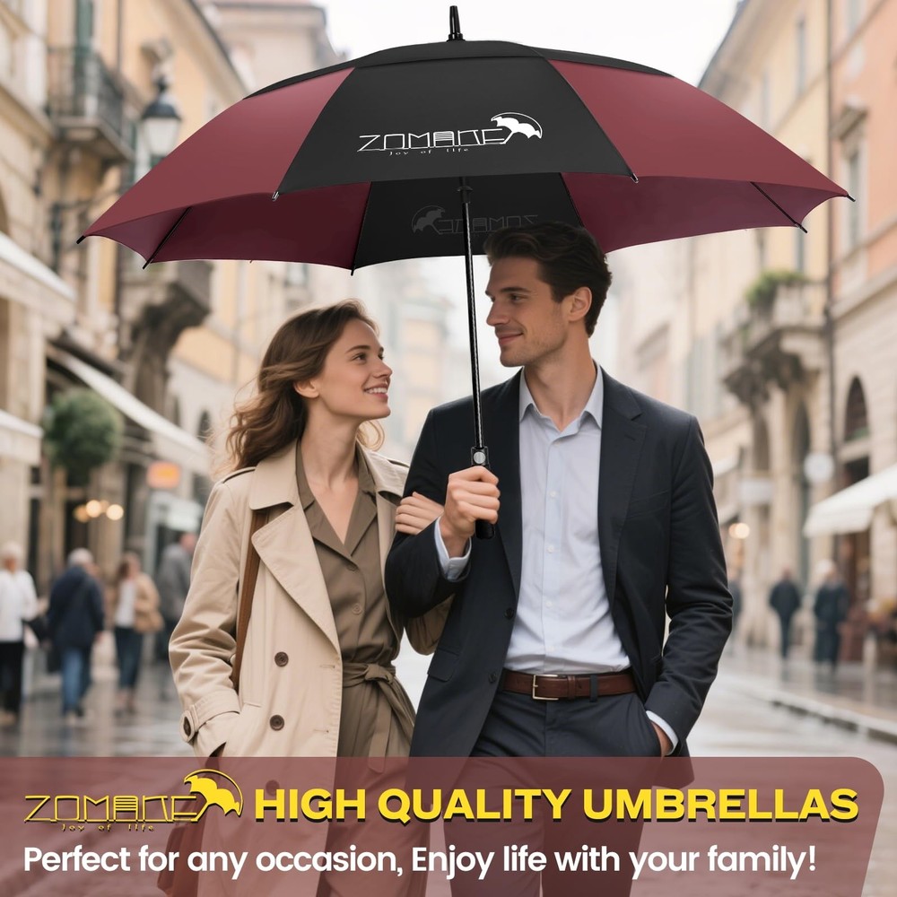 ZOMAKE 62/68 Inch Golf Umbrella Extra Large Oversized Windproof Automatic Open