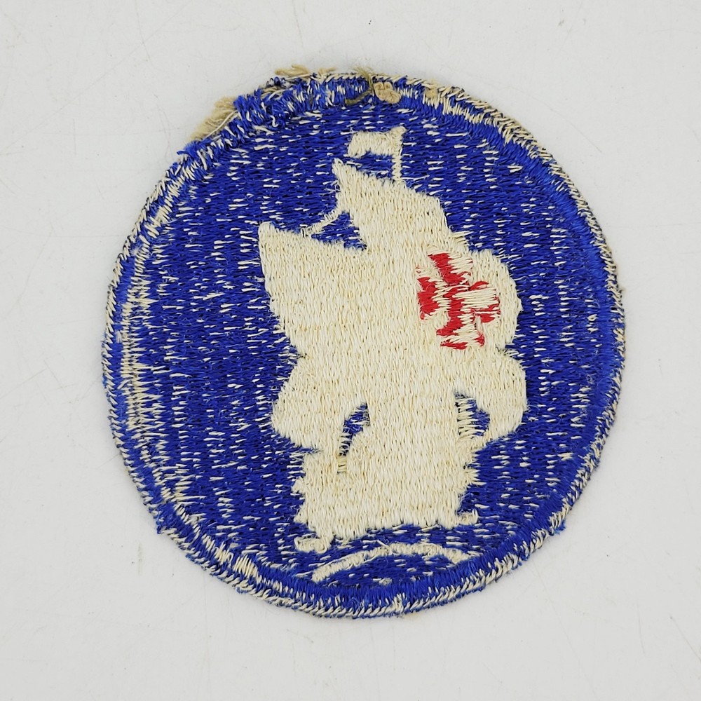 WW2 US Army Caribbean Defense Command Patch Cut Edge No Glow