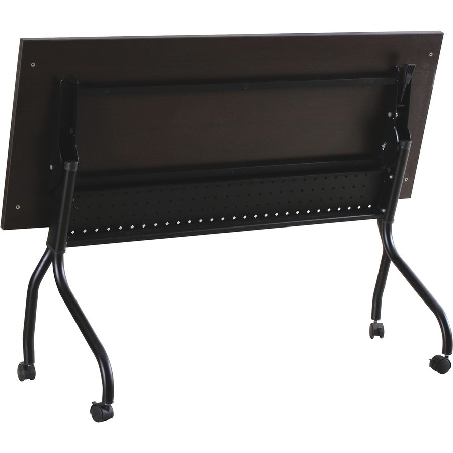 Lorell LLR60732 Training Table 48"x23.5" Espresso/Silver