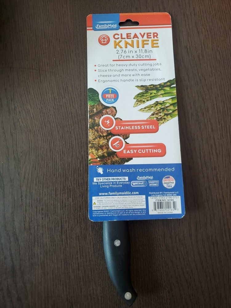 Cleaver Knife 2.76"X11.8"H
