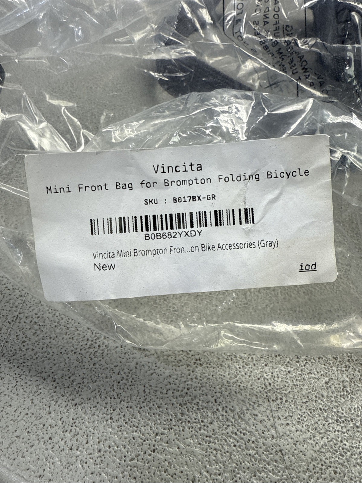 VINCITA MINI FRONT BAG FOR BROMPTON FOLDING BICYCLE