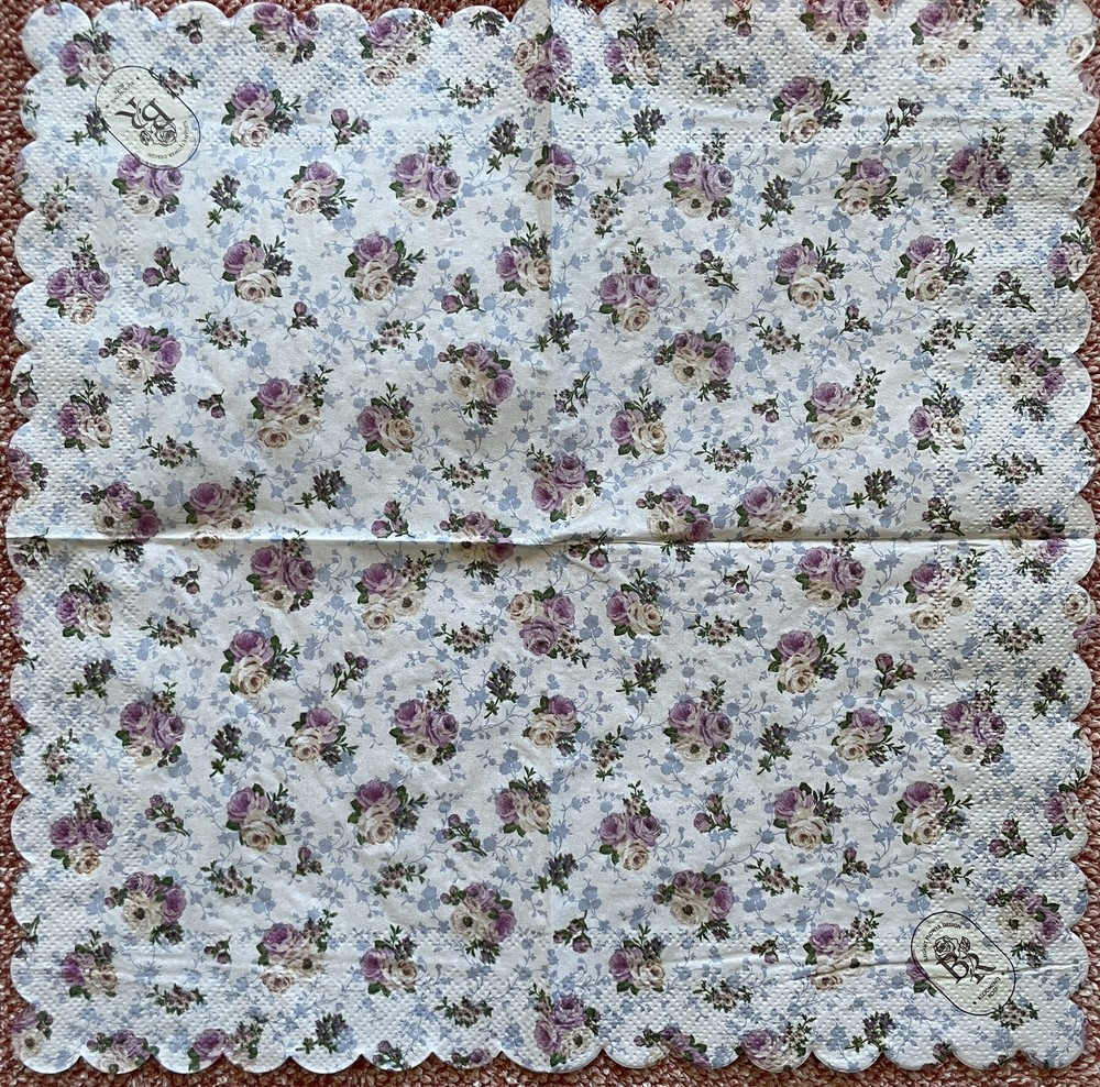 4 Designs Paper Napkin Set for Decoupage - Assorted