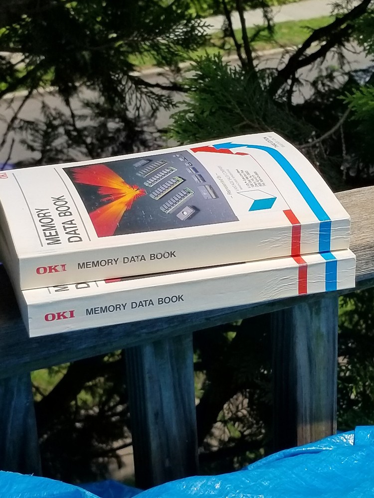 1 OF 2 VINTAGE ELECTRONICS BOOKS DATA OKI MEMORY 3RD EDITION 1987