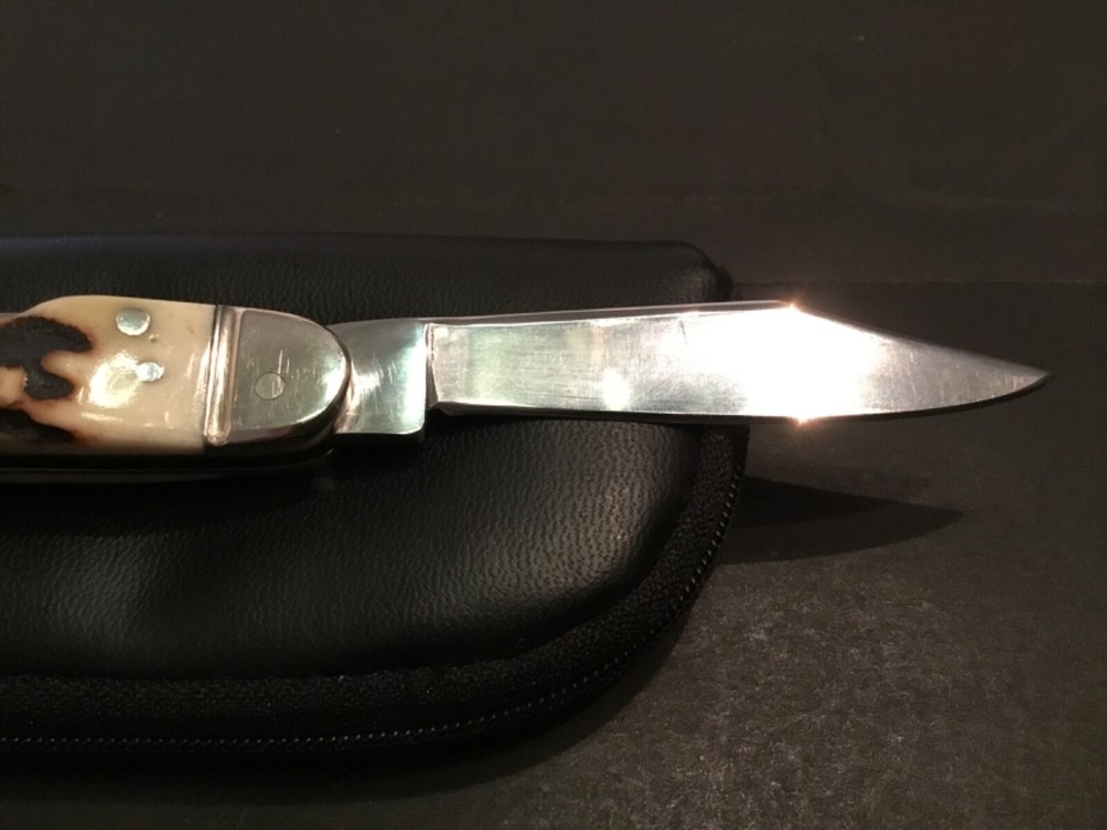 Custom William Stoddart 3bld Whittler Lockback Slipjoint Folder Folding Knife