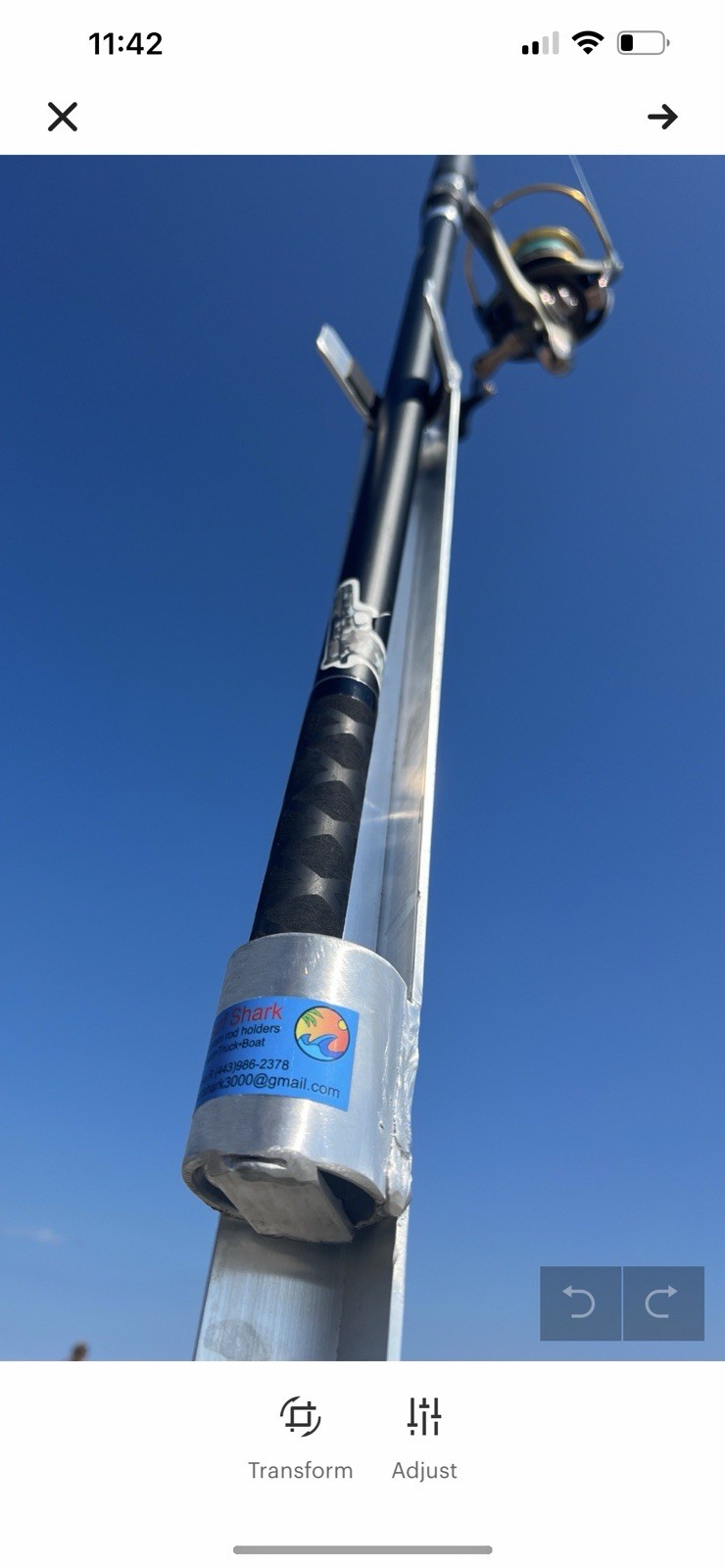 fishing rod Holder For Surf Beach / Sand Spike