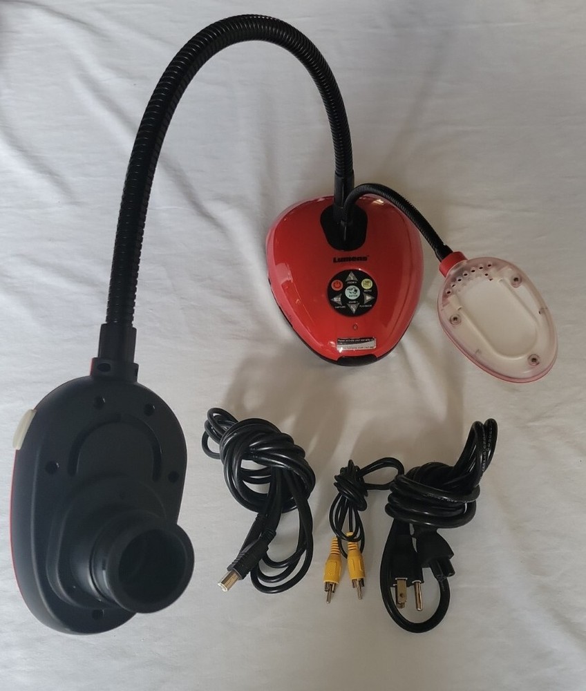 Tested Lumens DC166 Portable SXGA Document Camera Visualizer USB 2.0 VGA