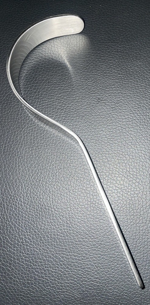 DEAVER Retractor, 1 Inch wide Blade, 8", Flat Grip