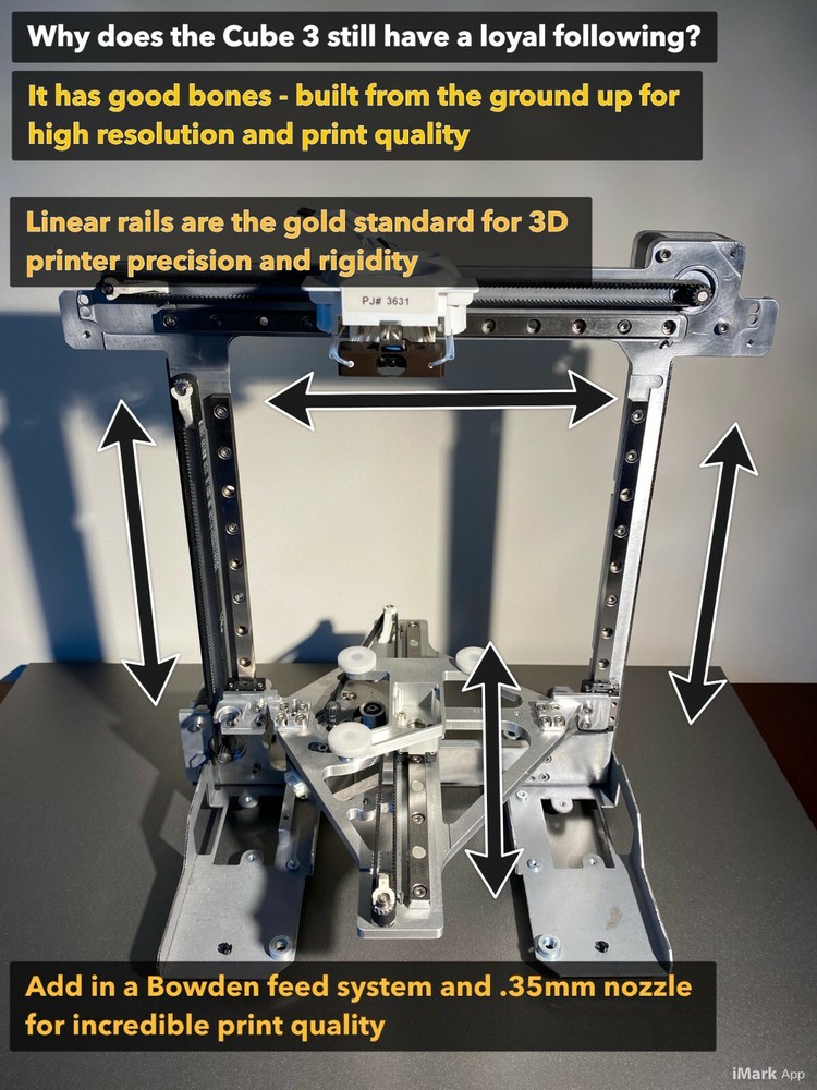 Cube 3rd Generation 3D Systems Printer Open Source Conversion Cartridge Silk PLA