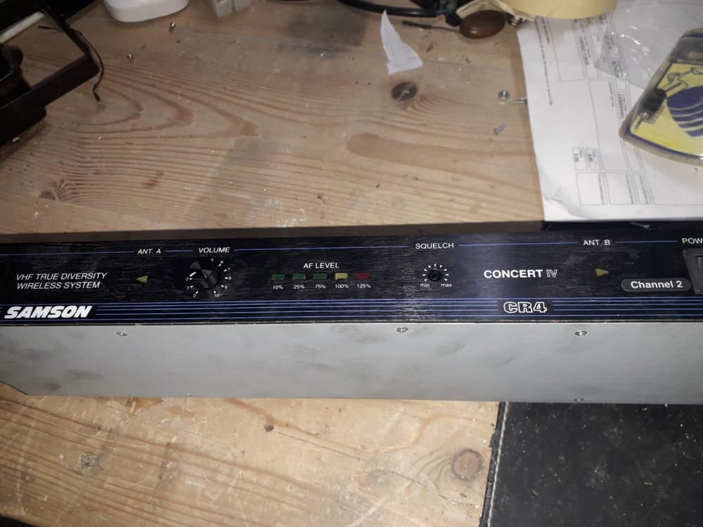 Samson CR4 VHF True Diversity Concert IV Wireless Audio Receiver