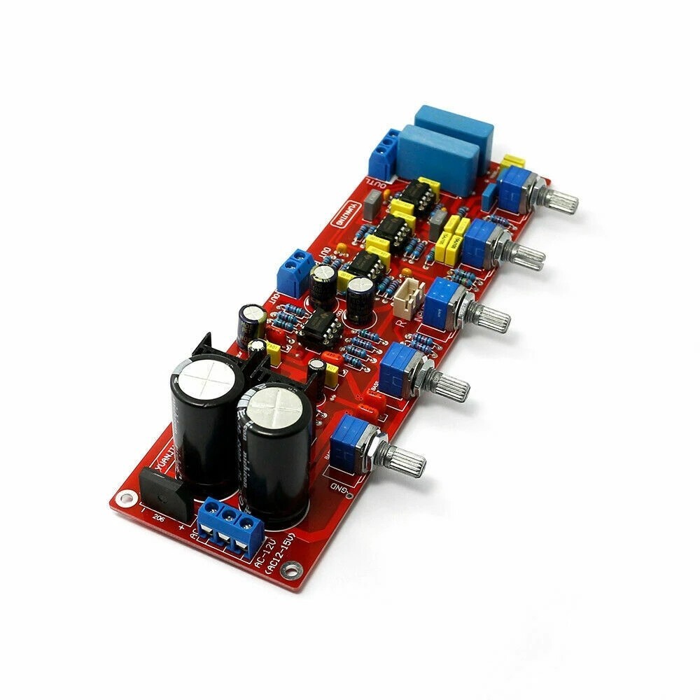 1pcs NE5532 HiFi 2.1Tone Preamplifier Completed Board