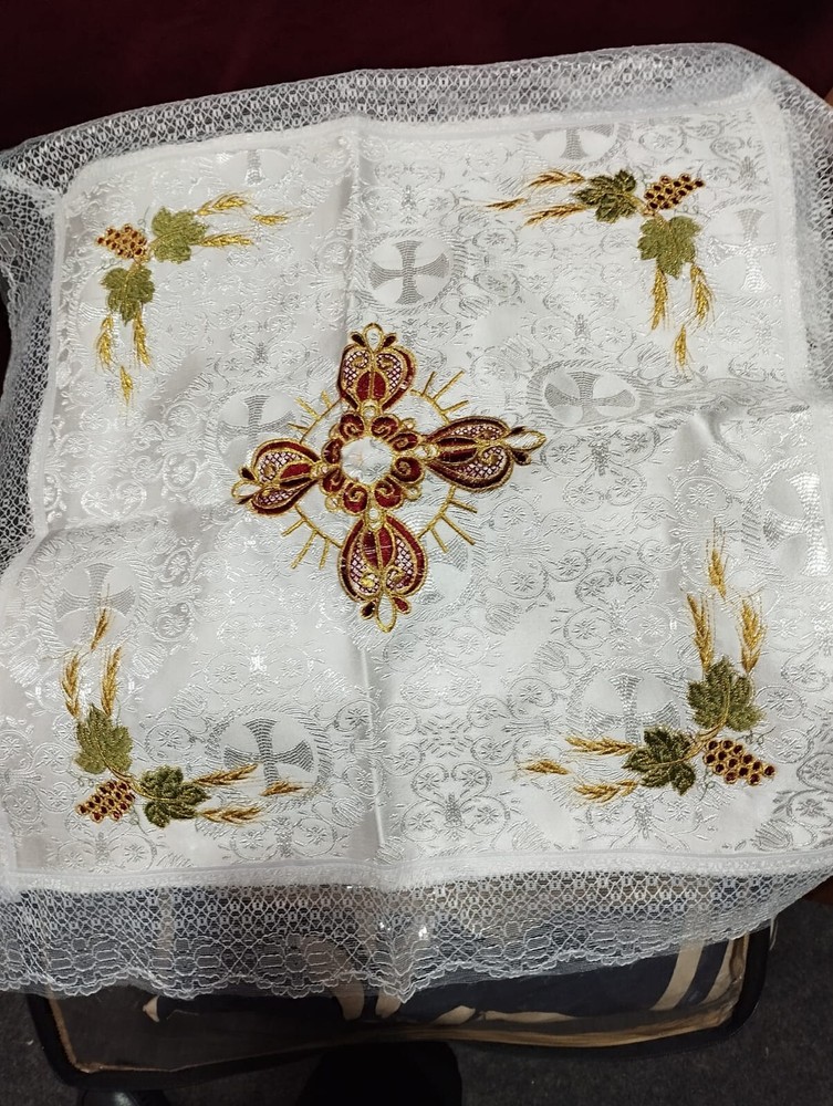 Holy Communion Napkin- Orthodox Liturgy Lefafa- For Divine Intercession Prayers