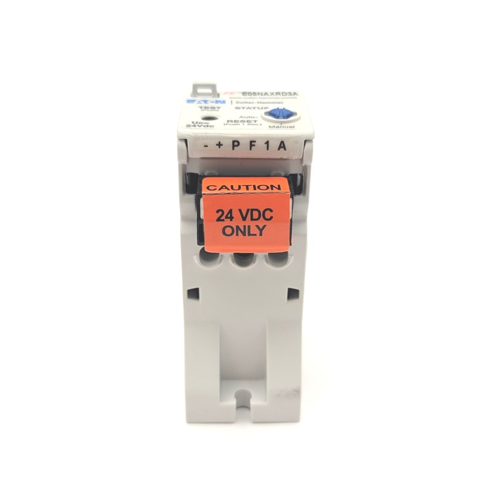 Eaton E05NAXRD3A IEC Solid State Overload Relay Size A, 2.8-9.0A, 24VDC, 3-Pole