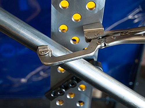 Inserta Pliers, âˆ…5/8" Insert, 2" Throat Depth, 2-3/8" Opening, Table Mounted .