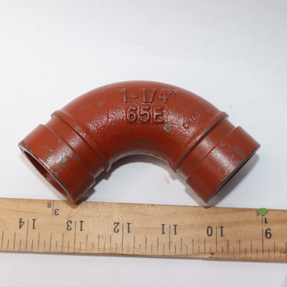 SCI 90 Degree Grooved Elbow 1-1/4" 65E