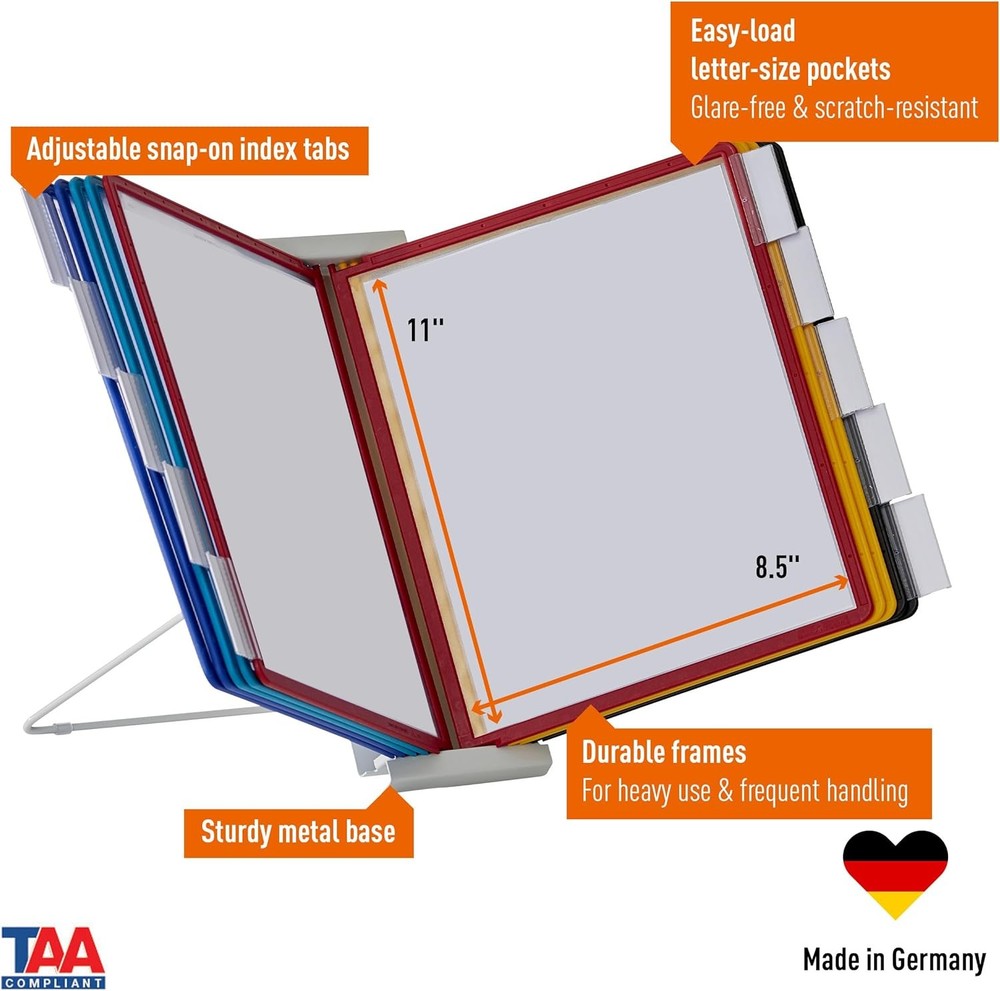 Instaview20 Pocket Expandable Desktop Reference System Letter Size
