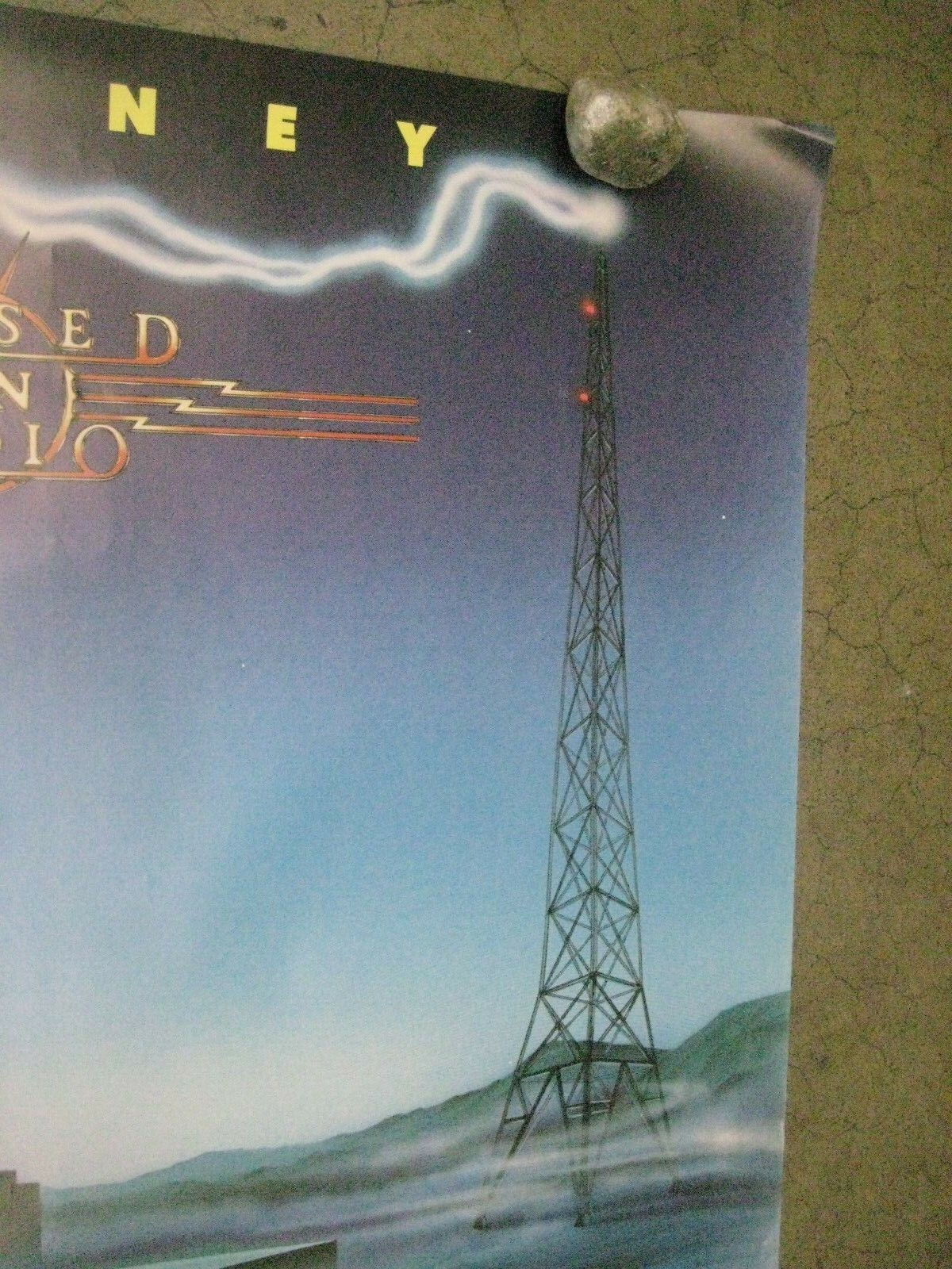 Raised on Radio Journey large Poster Vintage 1986 rock C543