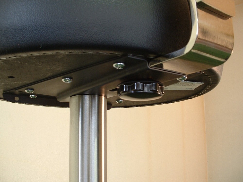 Foot Adjustable Medical Stool with Back