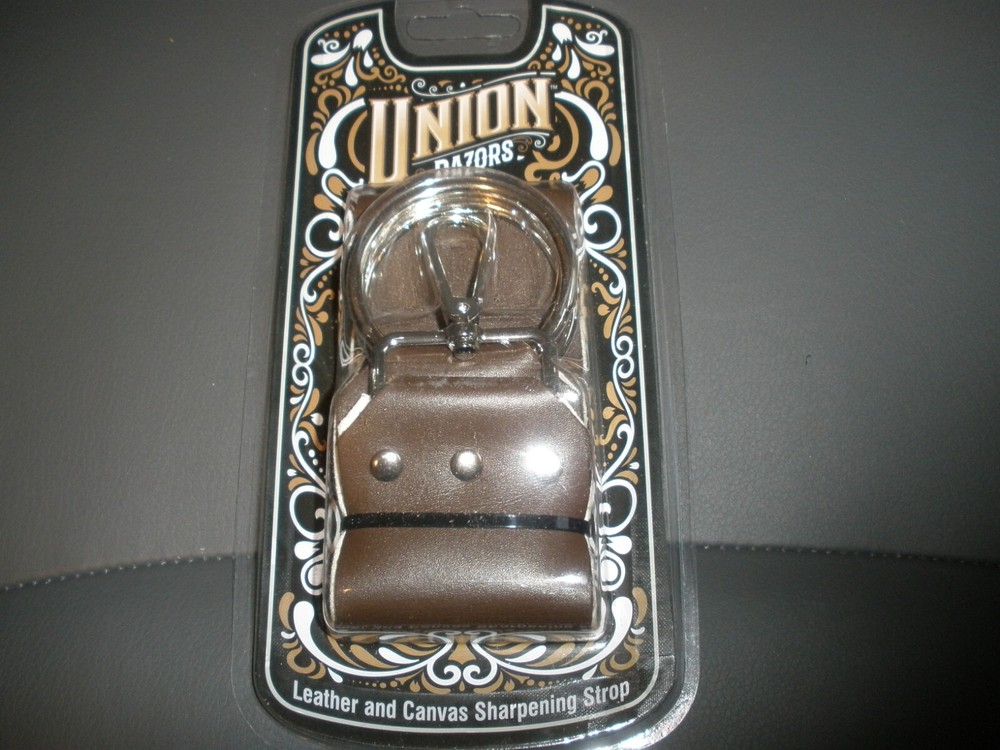 NEW Union Razor Leather and Canvas Sharpening Strap (O63)