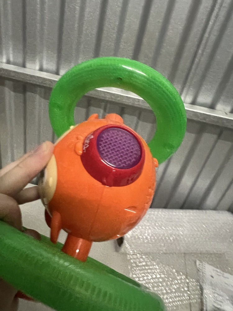 Bright Starts Rolling Monkey Electronic Battery Rolls Moves Working