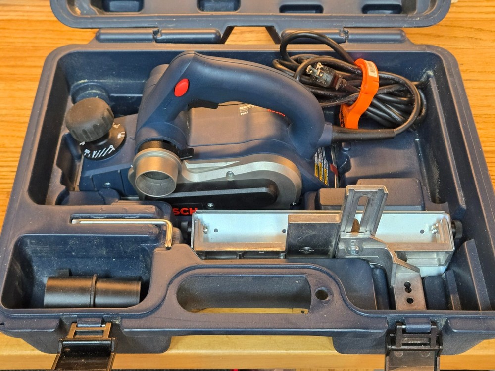 Bosch 1594 Planer, Full Kit + Extra New Blades