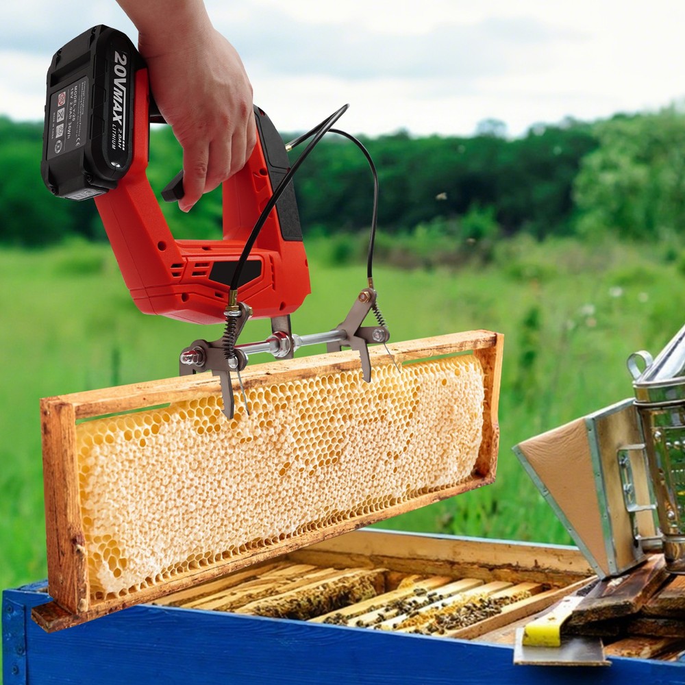 Portable Electric Bee Shaker Bee Remover Handheld Beehive Frame Shaking Machine