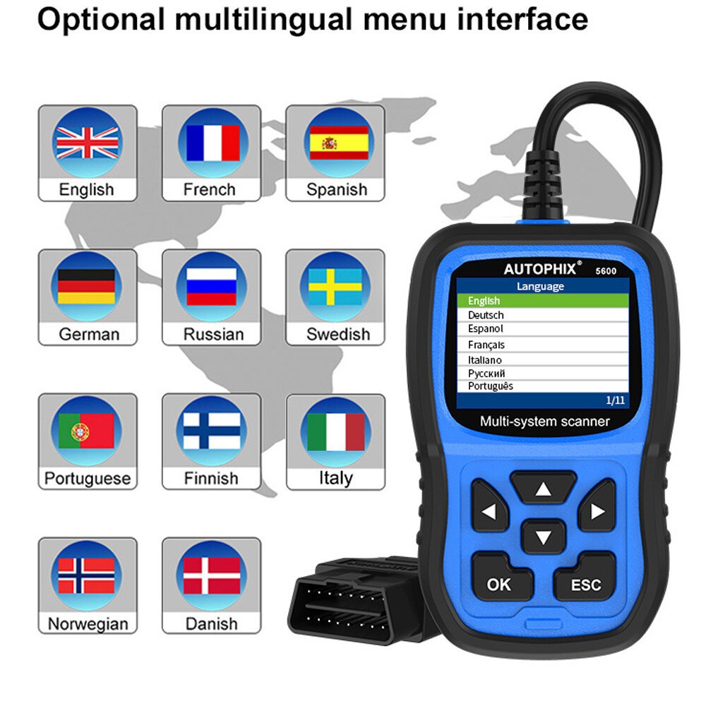 AUTOPHIX 5600 Full System Diagnostic Scan Tool OBD2 Scanner Code Reader for VW