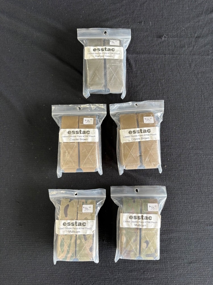 ESSTAC double mag pouch KYWI lidded