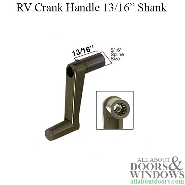 RV Crank Handle 13/16" Shank