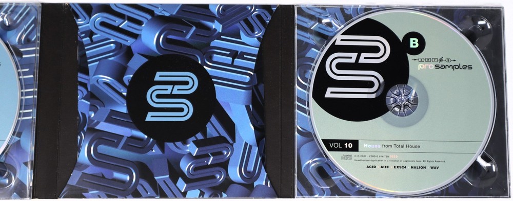 Zero-G Pro Samples Vol.10 House Sample Library/Sound Library/Sampling Double CD