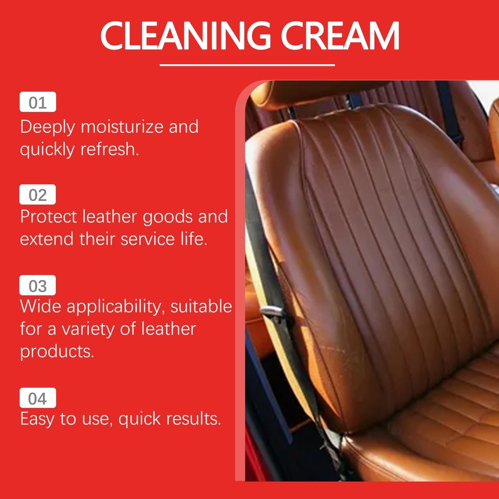 Car interior leather renovation paste