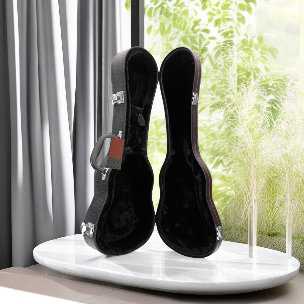 26-Inch Ukulele Hardshell Case - Molded To Body​, ​Python Embossed Texture & PVC