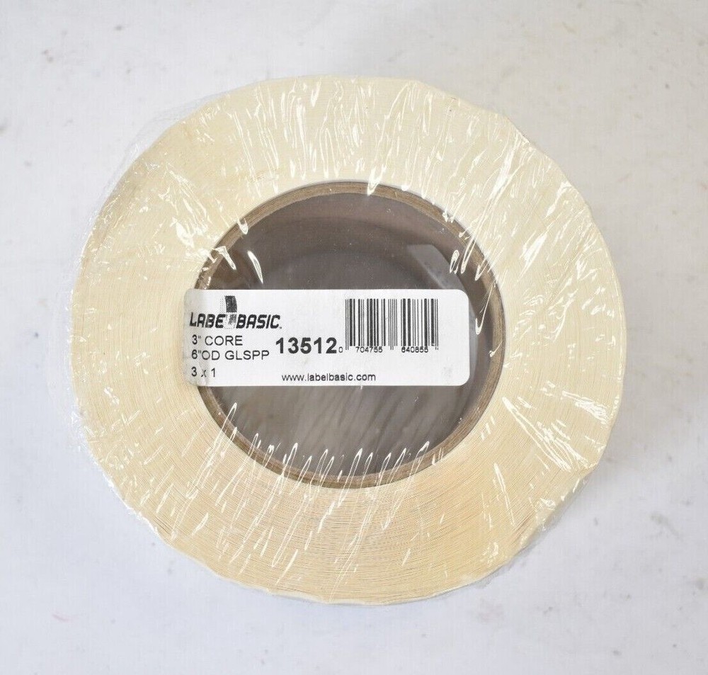 Label Basic Labels 3" x 1" Glossy 3" Core 2300 Labels For Epson TMC7500 Printer