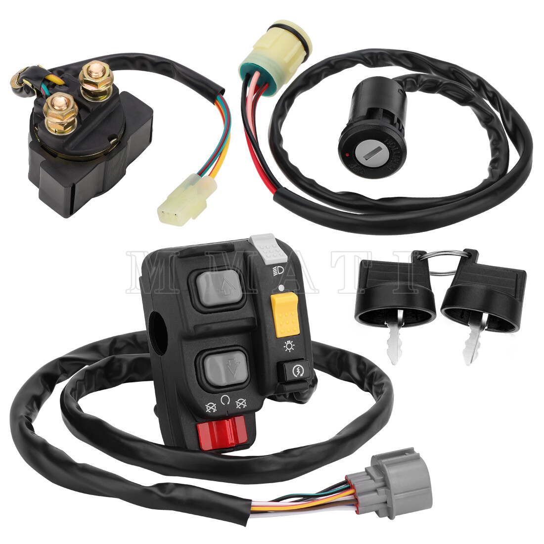 Handlebar Ignition Key Switch w/Relay for Honda Foreman Rubicon 500 TRX500 01-06