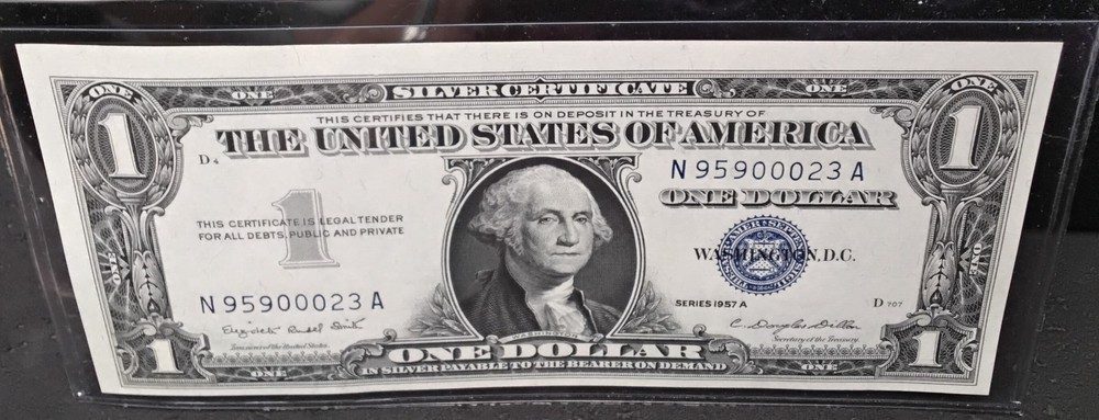 1957-A U.S. $1 SILVER CERTIFICATE    023A