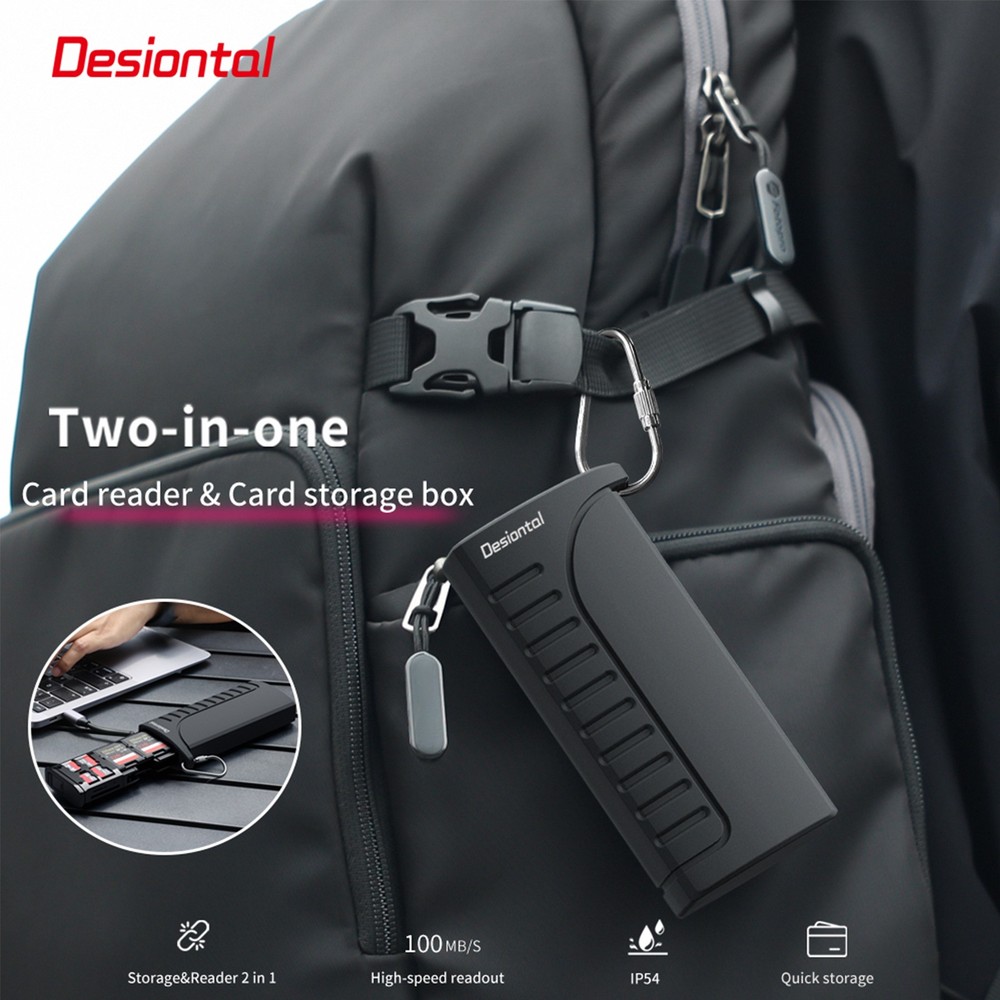 High-Speed SD Card Reader Type-C USB 3.1 Interface SD TF SIM Card Holder Case