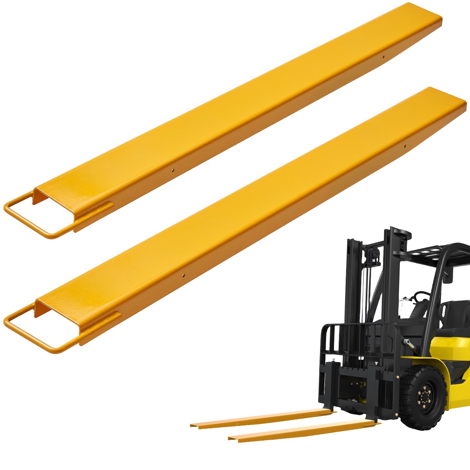 Uimoso Pallet Fork Extension 60'' 72'' 84'' 96'' Forklift Extensions for Truck