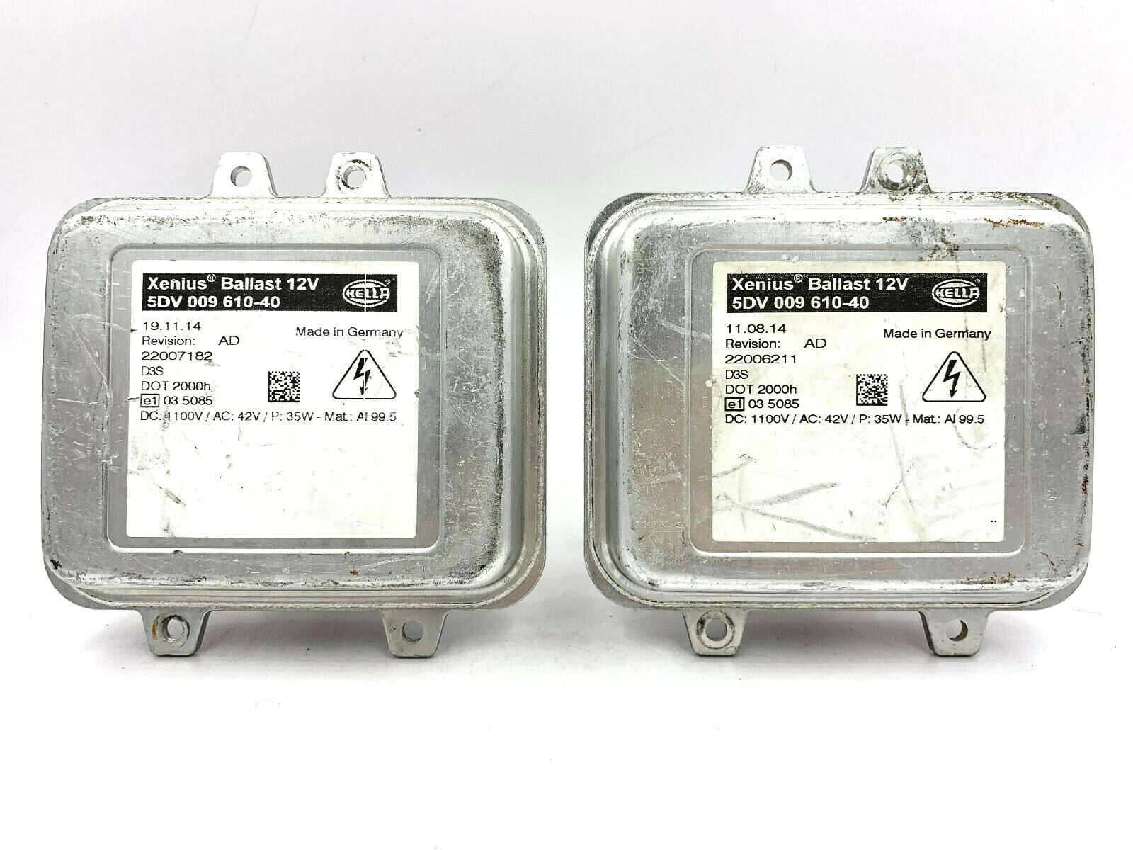 2x OEM for 15-18 Porsche Cayenne Xenon HID Headlight Ballast 95863159701