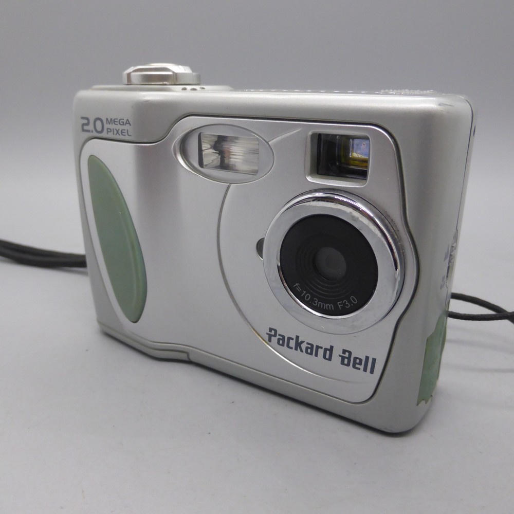 Packard Bell DSC-220 2.0MP Compact Digital Camera Silver Tested