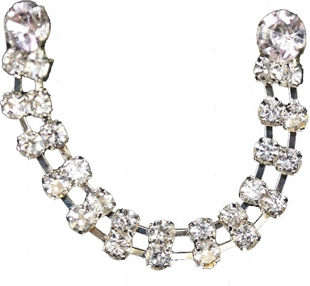 Shriner Double Row Fez Tassel Holder [Silver]