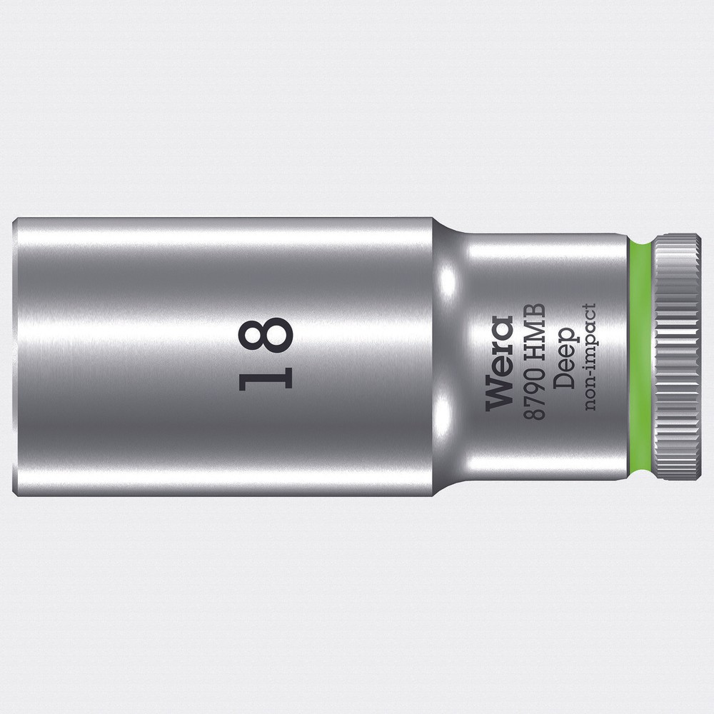 Wera 004540 Deep Socket, 18 x 3/8"