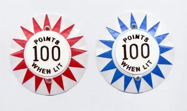 RO GO  Pinball Machine POP BUMPER CAP SET